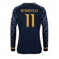 Real Madrid Rodrygo Goes #11 Replika Bortatröja 2023-24 Långärmad